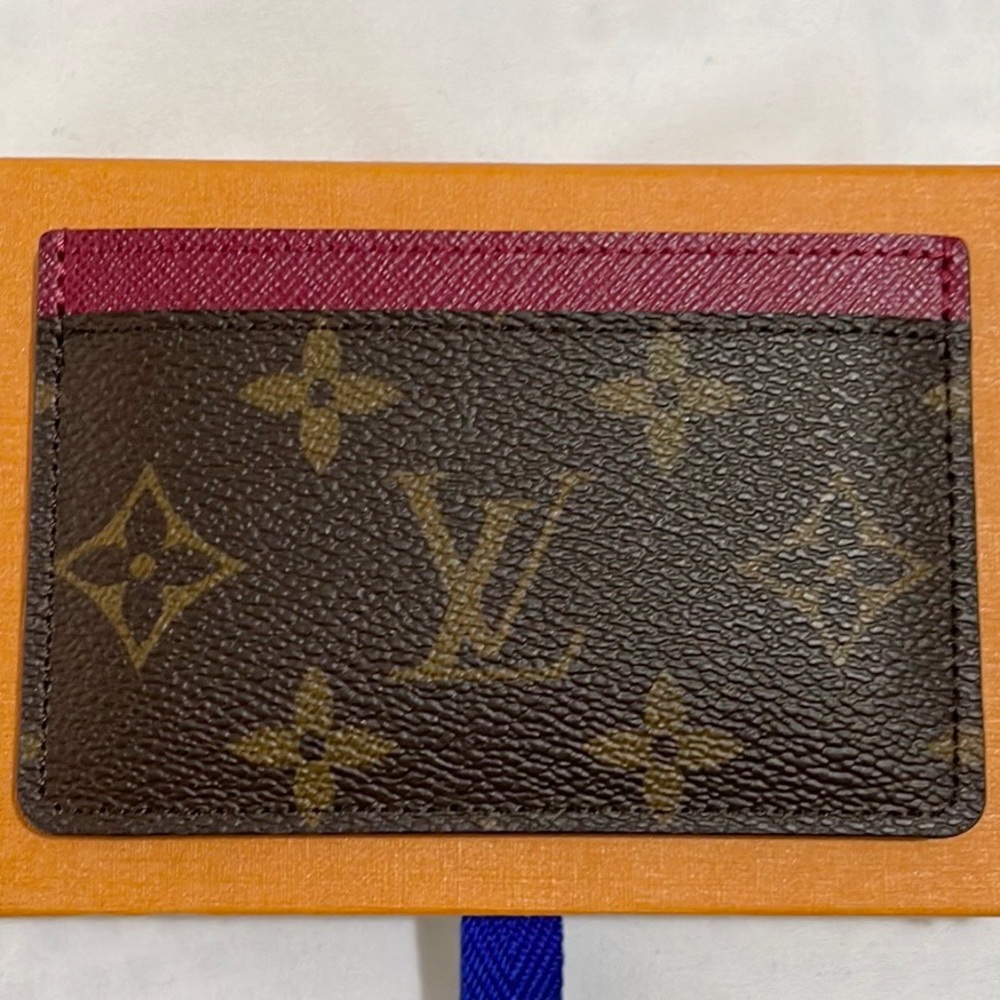 Louis Vuitton Fuchsia Monogram Card Holder
